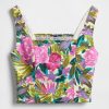 Crop Top aus Leinenmischung Crop Top aus Leinenmischung