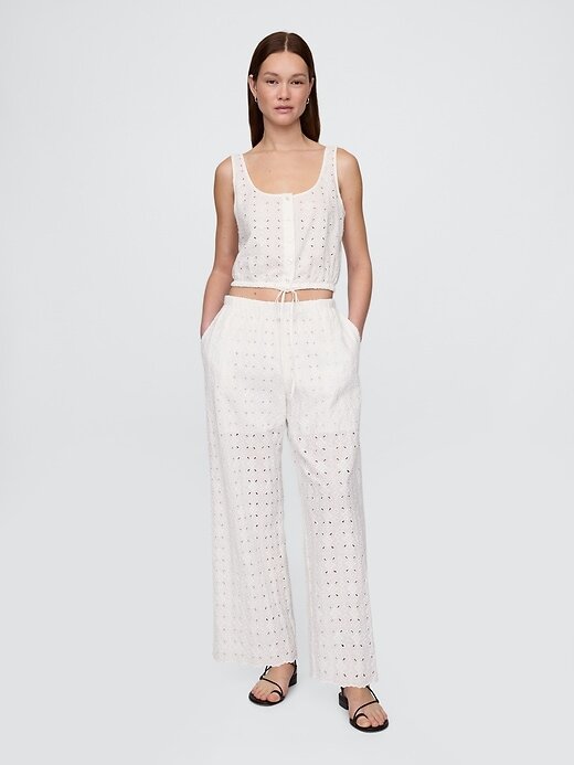 Crop Top mit gerafftem Saum Crop Top mit gerafftem Saum