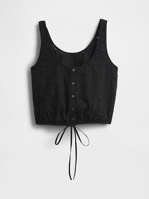 Crop Top mit gerafftem Saum Crop Top mit gerafftem Saum