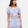 Crop Top mit Ösen Crop Top mit Ösen