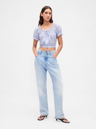 Crop Top mit Ösen