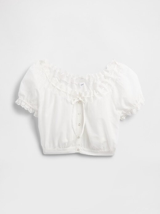 Crop Top mit Ösen Crop Top mit Ösen