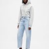 Cropped Barrel Jeans mit hohem Bund Cropped Barrel Jeans mit hohem Bund