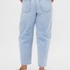 Cropped Barrel Jeans mit hohem Bund Cropped Barrel Jeans mit hohem Bund
