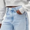 Cropped Barrel Jeans mit hohem Bund Cropped Barrel Jeans mit hohem Bund