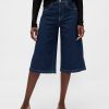 Culotte-Jeans mit hohem Bund Culotte-Jeans mit hohem Bund