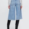 Culotte-Jeans mit hohem Bund Culotte-Jeans mit hohem Bund