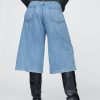 Culotte-Jeans mit hohem Bund Culotte-Jeans mit hohem Bund