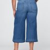Culotte-Jeans mit hohem Bund Culotte-Jeans mit hohem Bund