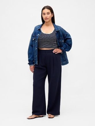 Curvy 365 – Hoch sitzende Bundfaltenhose