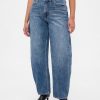 Curvy High Rise Barrel Jeans Curvy High Rise Barrel Jeans