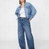 Curvy High Rise Barrel Jeans Curvy High Rise Barrel Jeans