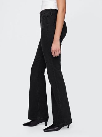 Curvy High Rise Schlagjeans im 70er-Jahre-Stil