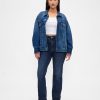 Curvy High Rise Slim Straight Jeans im 90er-Stil