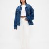 Curvy High Rise Slim Straight Jeans im 90er-Stil Curvy High Rise Slim Straight Jeans im 90er-Stil