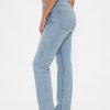 Curvy High Rise Slim Straight Jeans im 90er-Stil Curvy High Rise Slim Straight Jeans im 90er-Stil