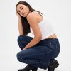 Curvy High Rise Slim Straight Jeans im 90er-Stil