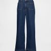 Curvy High Rise Stride Knöcheljeans mit weitem Bein Curvy High Rise Stride Knöcheljeans mit weitem Bein