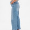 Curvy High Stride Knöcheljeans mit weitem Bein Curvy High Stride Knöcheljeans mit weitem Bein