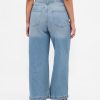 Curvy High Stride Knöcheljeans mit weitem Bein Curvy High Stride Knöcheljeans mit weitem Bein