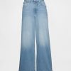Curvy High Stride Knöcheljeans mit weitem Bein Curvy High Stride Knöcheljeans mit weitem Bein