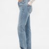 Curvy Low Rise Slim Straight Jeans im 90er-Stil Curvy Low Rise Slim Straight Jeans im 90er-Stil