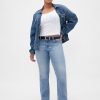 Curvy Low Rise Slim Straight Jeans im 90er-Stil Curvy Low Rise Slim Straight Jeans im 90er-Stil