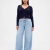 Curvy UltraSoft Baggy-Jeans mit mittlerer Leibhöhe Curvy UltraSoft Baggy-Jeans mit mittlerer Leibhöhe