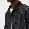 Denim-Arbeitsjacke mit Streifen Denim-Arbeitsjacke mit Streifen