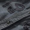 Denim-Baseballtrikot mit 1969-Logo Denim-Baseballtrikot mit 1969-Logo