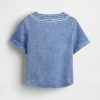 Denim-Baseballtrikot mit Logo für Babys und Kleinkinder Denim-Baseballtrikot mit Logo für Babys und Kleinkinder