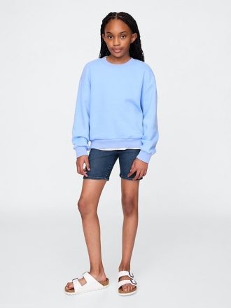 Denim-Bikeshorts für Kinder