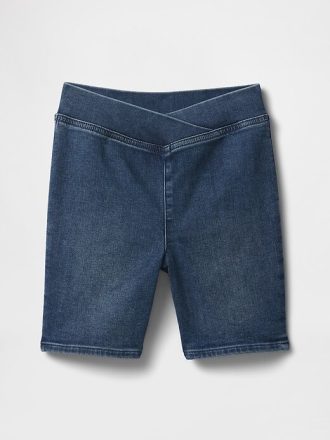 Denim-Bikeshorts für Kinder