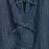 Denim-Kleid mit Puffärmeln für Kinder Denim-Kleid mit Puffärmeln für Kinder