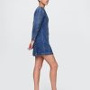 Denim-Minikleid mit Fassärmeln Denim-Minikleid mit Fassärmeln
