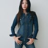 Denim-Motorradjacke Denim-Motorradjacke