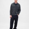 Denim-Streifenhemd mit großem Muster Denim-Streifenhemd mit großem Muster