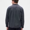 Denim-Streifenhemd mit großem Muster Denim-Streifenhemd mit großem Muster