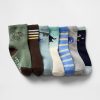 Dino-Crew-Socken für Babys und Kleinkinder (7er-Pack) Dino-Crew-Socken für Babys und Kleinkinder (7er-Pack)