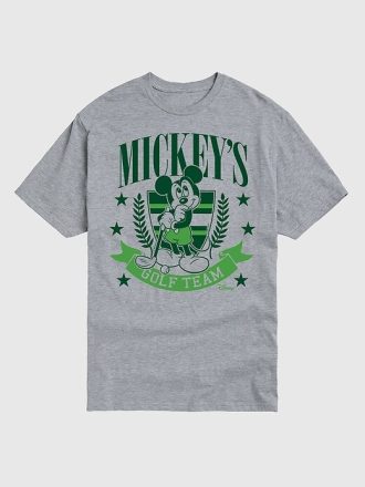 Disney Mickeys Golf Team Kurzärmeliges Grafik-T-Shirt