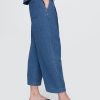 Easy Barrel-Hose aus Baumwollgaze-Denim Easy Barrel-Hose aus Baumwollgaze-Denim