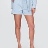 Easy Denim-Boxershorts mit mittlerer Leibhöhe Easy Denim-Boxershorts mit mittlerer Leibhöhe