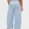 Easy Horseshoe Jeans aus ultraweichem Denim mit mittelhohem Bund und Streifen Easy Horseshoe Jeans aus ultraweichem Denim mit mittelhohem Bund und Streifen