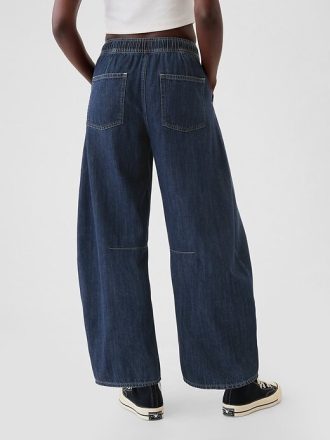 Easy Horseshoe Jeans mit mittelhohem Bund