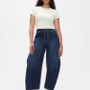 Easy Horseshoe Jeans mit mittelhohem Bund Easy Horseshoe Jeans mit mittelhohem Bund
