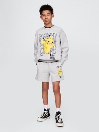 Easy Sweatshorts mit Grafik für Kinder, 5 Zoll