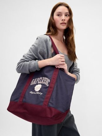 Einkaufstasche mit Varsity-Logo Einkaufstasche mit Varsity-Logo