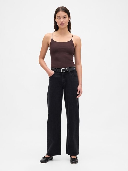 Eng gestrickter Cami-Tanga-Bodysuit Eng gestrickter Cami-Tanga-Bodysuit