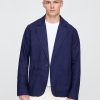 Entspannter Blazer aus Leinen und Baumwolle