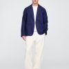 Entspannter Blazer aus Leinen und Baumwolle